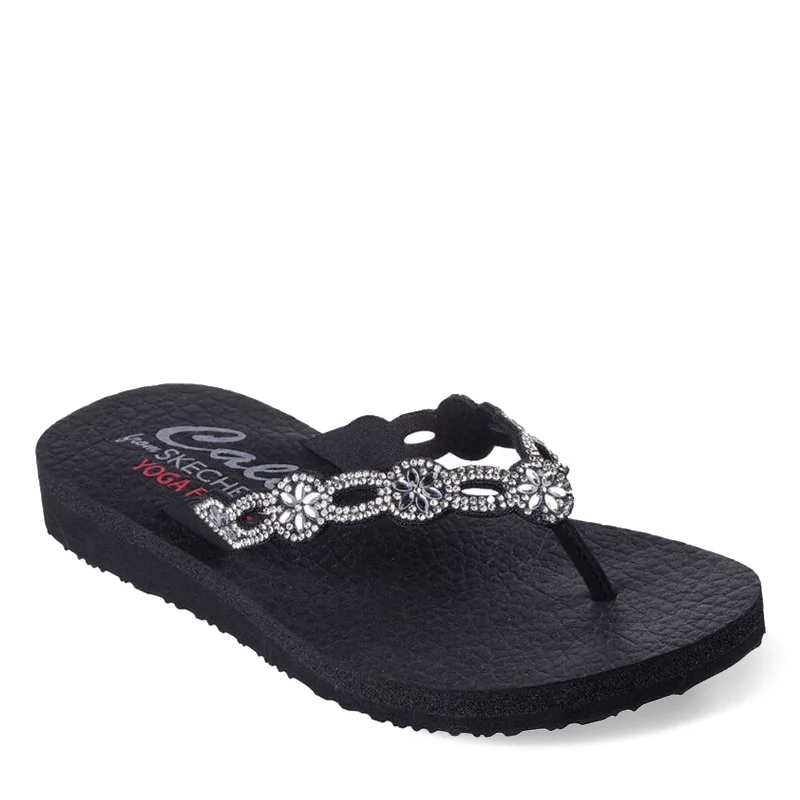 Contemporary Chic Promotions Women's Skechers, Meditation - Floral Candy Sandal