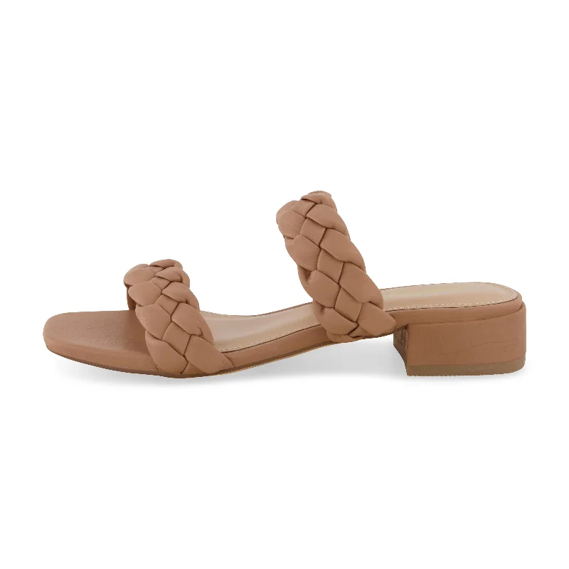 Nan Braided Two Band Dress Sandal