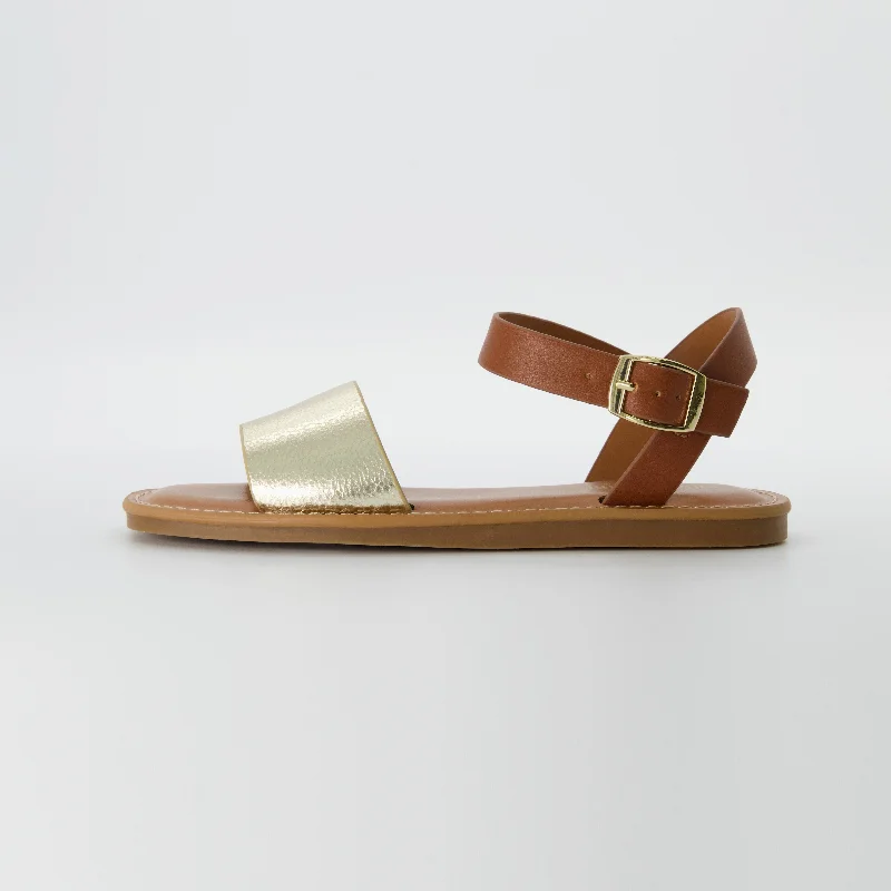 Vibrant Style Promotions Swoon One Band Flat Sandal