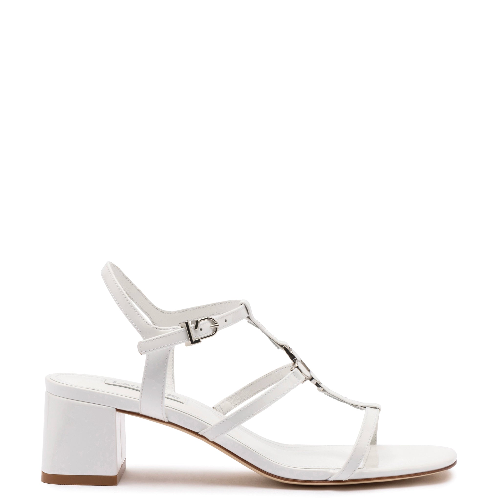 Fashion Sale Hana Block In White Patent Leather