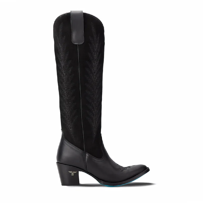 Comfortable Shoes Promotion Jentry Knee High Embroidered Round Toe Cowboy Boots