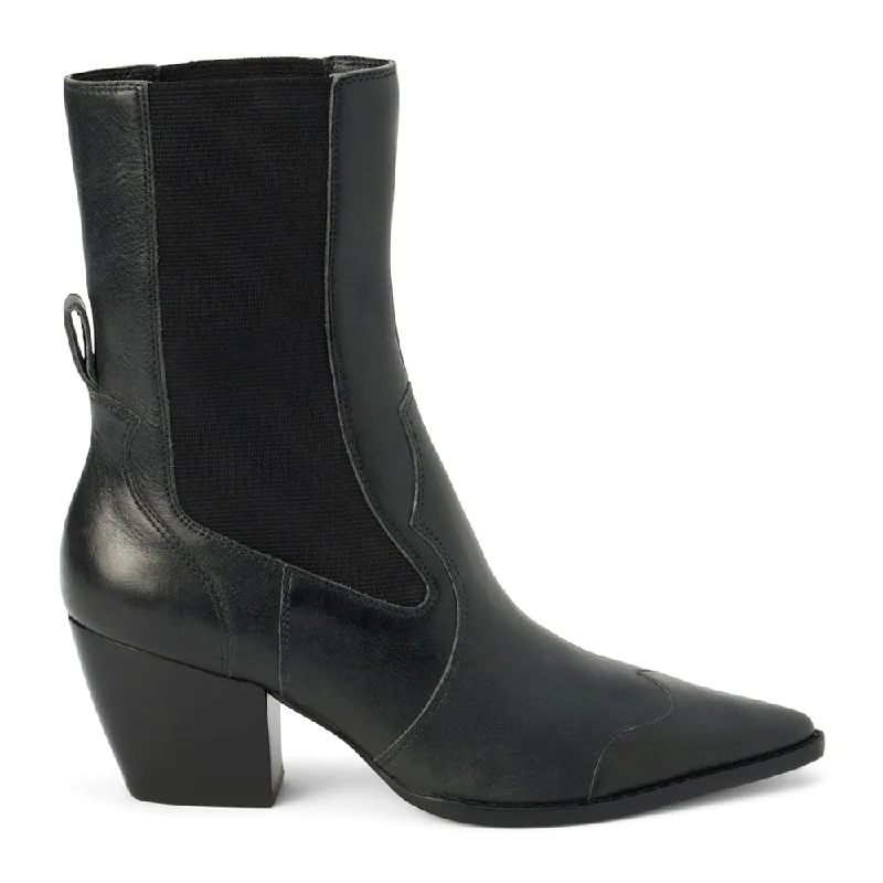 Women's Breathable Flats Keith Pointed Toe Chelsea Boots