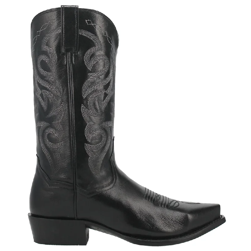 Milwaukee Embroidered Snip Toe Cowboy Boots