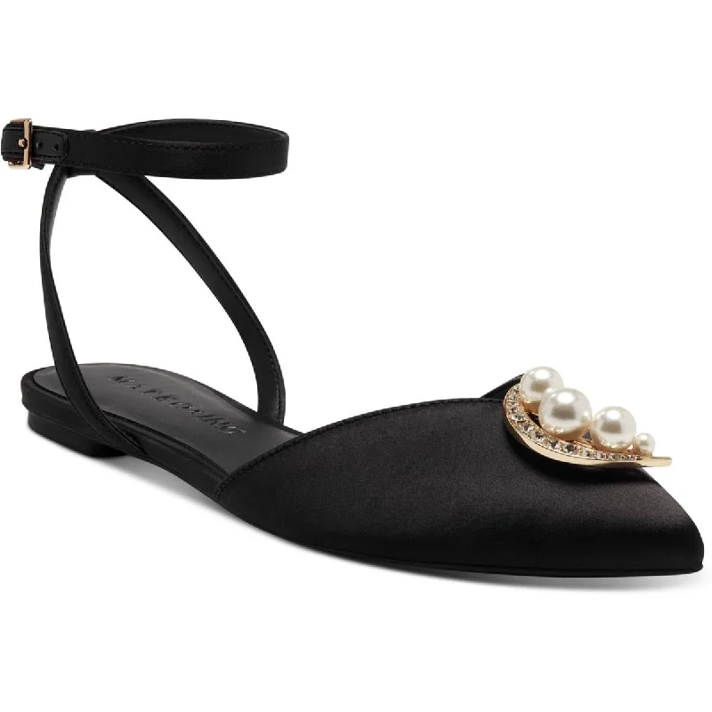 Comfortable Urban Shoes INC Womens Victoria Embellished Pointed Toe Ankle Strap