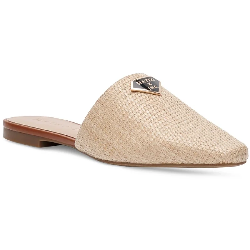 Comfortable Slip-Resistant Shoes INC Womens Woven Flat Mules