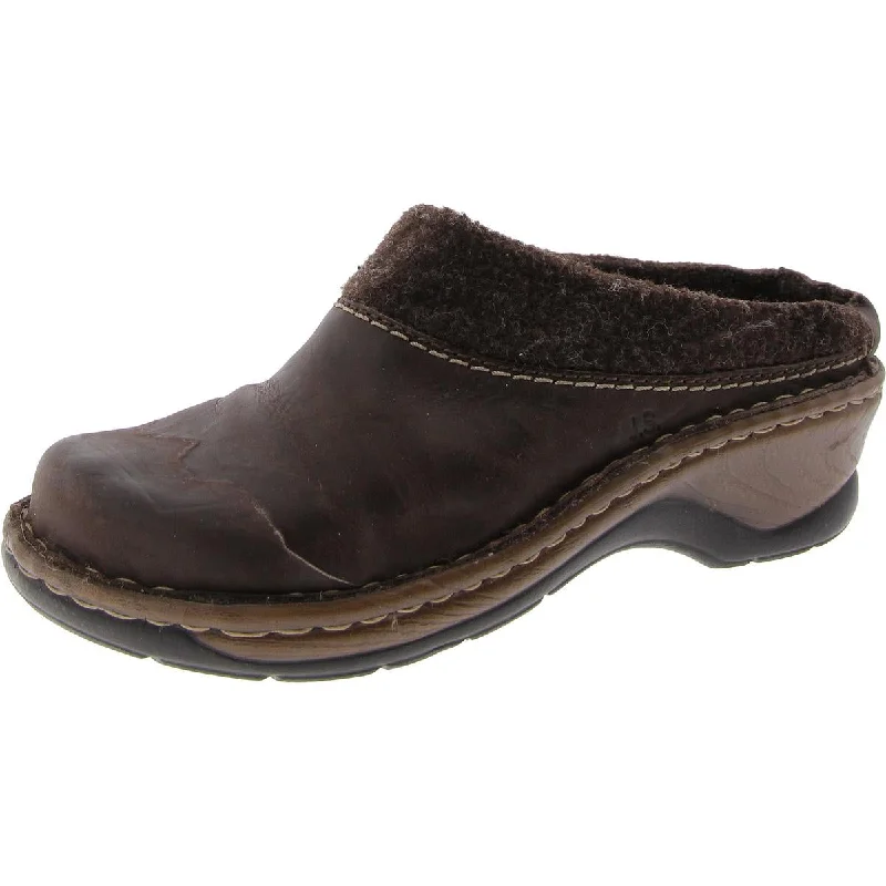 Easy Elegance Sales Josef Seibel Womens Leather Block Heel Mules