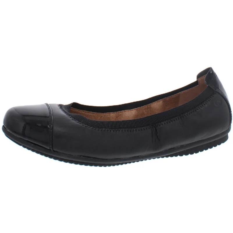 Exclusive Designer Style Deals Josef Seibel Womens Pippa Leather Patent Trim Ballet Flats