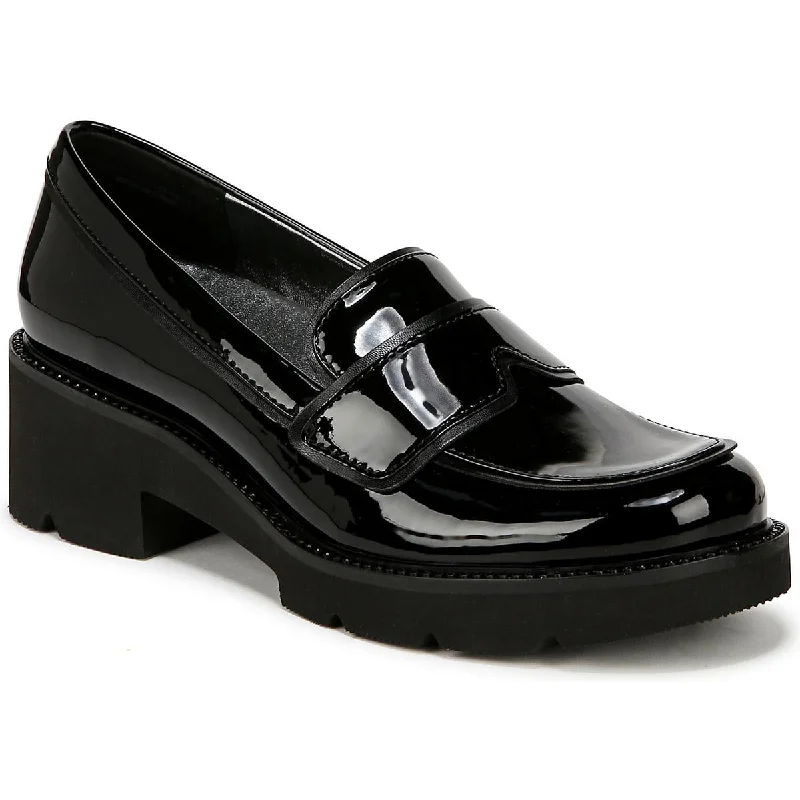 Comfortable Fashionable Shoes Naturalizer Womens Faux Patent Leather Penny Loafers