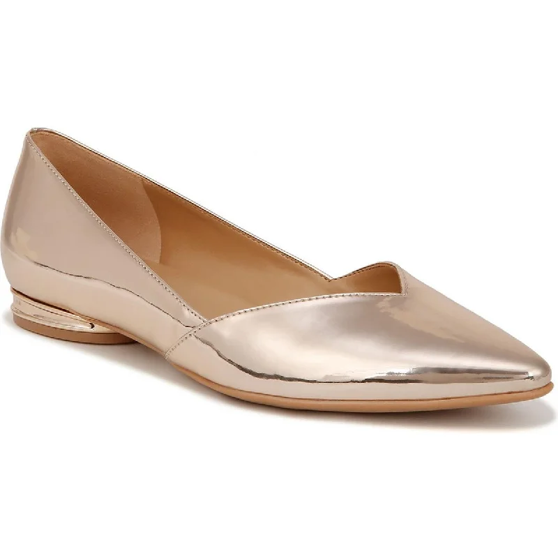 Naturalizer Womens Patent Pointed Toe Ballet Flats