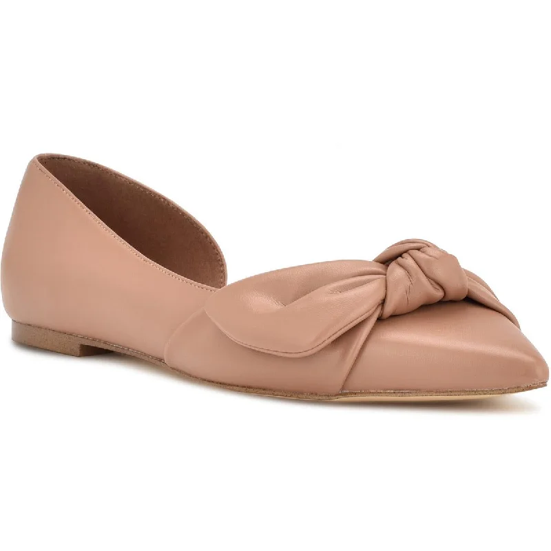 Nine West Womens Knot-Front Pointed Toe D'Orsay