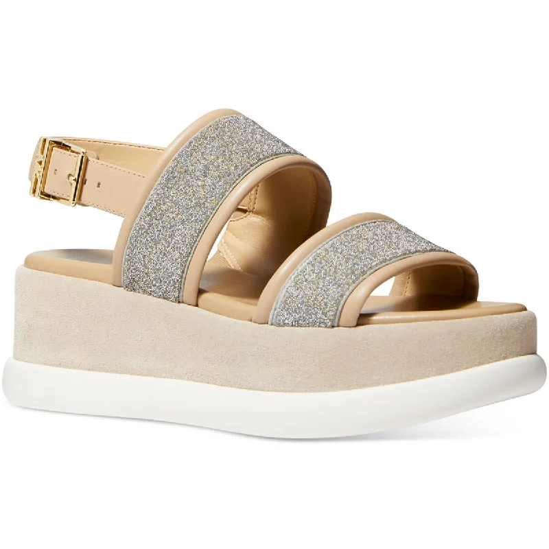 Flash Sales This Week PRESLEY  Womens Leather Round toe Platform Sandals