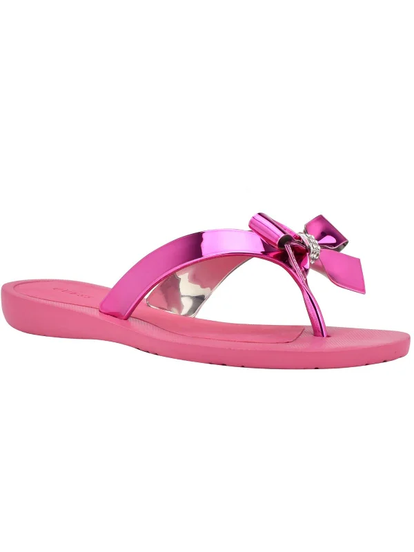 Fashion Deal Tutu 9 Womens Bow Flip-Flops
