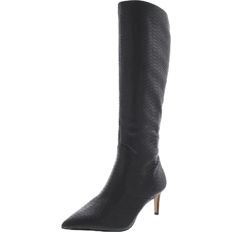 Best-Sellers Isabelle Womens Faux Leather Tall Knee-High Boots