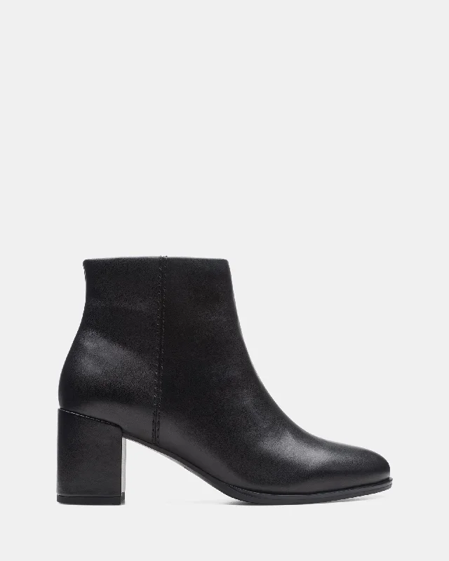 Seasonal Fashion Freva55 Zip Black Leather
