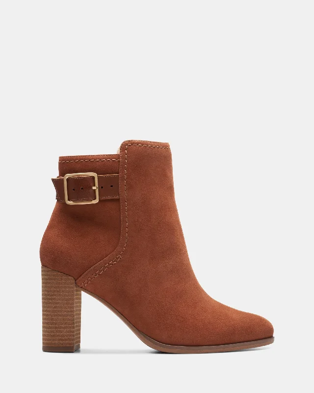 Exclusive Discount Freva85 Buckle Caramel Suede