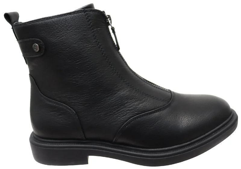 Flirty Fashion Discounts Hush Puppies Albury Womens Comfortable Leather Ankle Boots