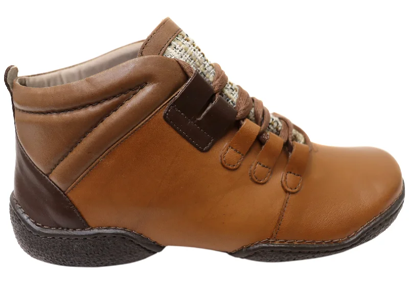Fresh Styles, Fresh Deals J Gean Amber Womens Comfortable Leather Ankle Boots Made In Brazil