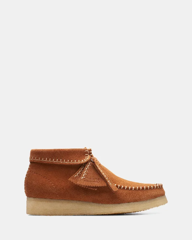 Timeless Elegance Redefined WALLABEE BOOT STITCH Ginger Suede
