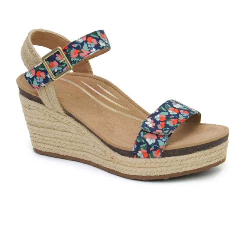 Sale Event, Prices Rock Aetrex Sydney Wedge Sandal (Women) - Floral