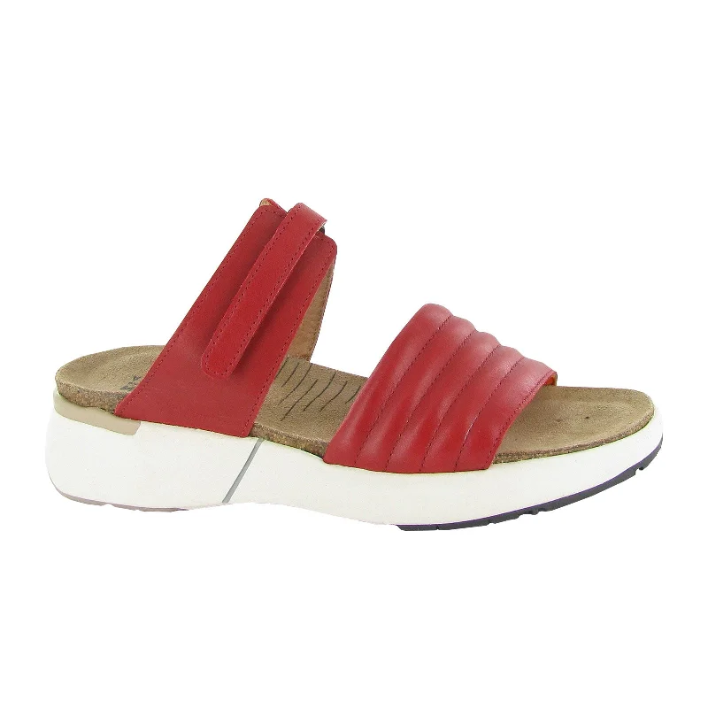 Boutique Styles Naot Vesta Slide Sandal (Women) - Kiss Red Leather