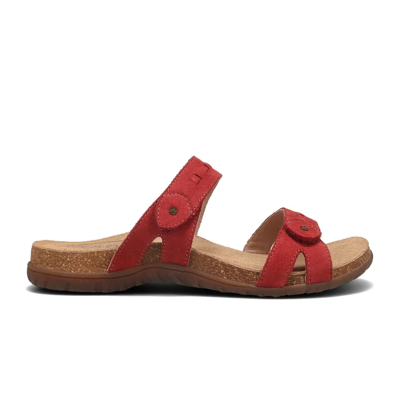 Unbeatable Prices Taos Bandalero Slide Sandal (Women) - Red Nubuck
